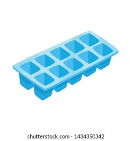 Vector design of freezer and ice logo. Set of freezer and cube vector icon for stock.