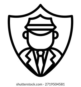Diseño de Vector Fresh Guardian Icon Style