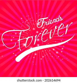 Vector design for friendship day.