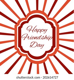 Vector design for friendship day.