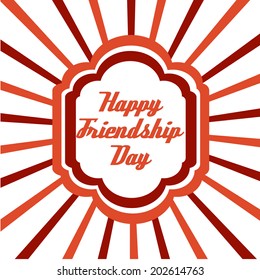 Vector design for friendship day.