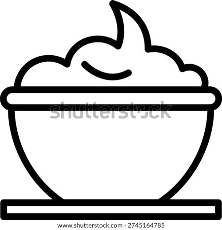Vector Design Fruit Puree Icon Style