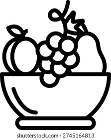 Vector Design Fruit Relish Icon Style