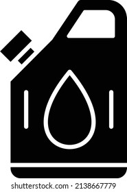 Vector Design Fuel Can Icon Style