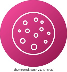 Vector Design Full Moon Icon Style