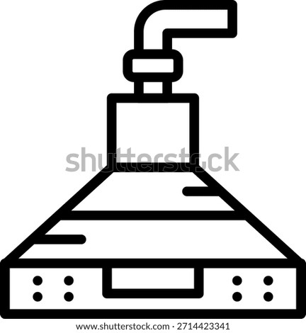 Vector Design Fume Hood Icon Style