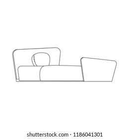 Vector design of furniture and apartment icon. Collection of furniture and home vector icon for stock.