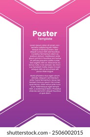 vector design of a futuristic technology poster template