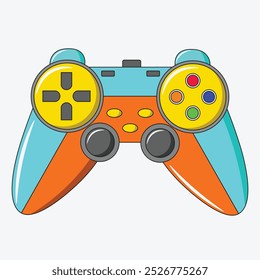 Diseño de Vector de gamepad para diseño de elementos de juego
