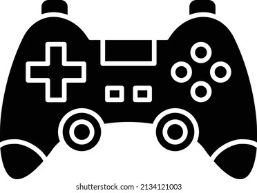 Diseño del vector Estilo del icono de gamepad