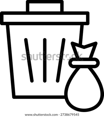 Vector Design Garbage disposal Icon Style