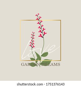 Vector design garden pink peach lavender creamy Rose flower designer element set