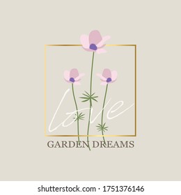 Vector design garden pink peach lavender creamy Rose flower designer element set