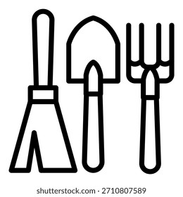 Vector Design Garden Tools Icon Style