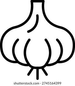 Vector Design Garlic Glee Icon Style