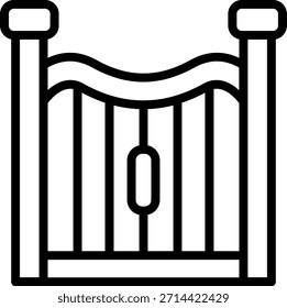 Vector Design Gate Icon Style