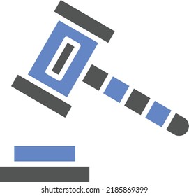 Vector Design Gavel Icon Style