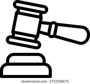 Vector Design Gavel Icon Style