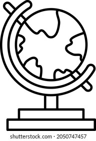 Diseño de vectores Estilo de iconos geográficos