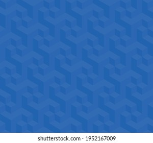 Vector design of geometric pattern with three-dimensional shape, three-dimensional effect pattern for textile