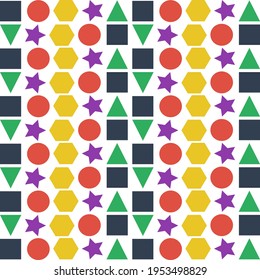 vector design with geometric styles, abstract, arranged patterns. a variety of colors. Can be used for print, wallpaper, decoration, stickers, additional editing elements.