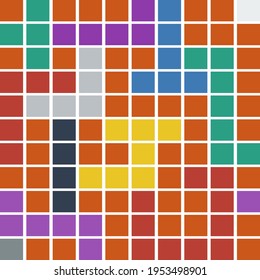 vector design with geometric styles, abstract, arranged patterns. a variety of colors. Can be used for print, wallpaper, decoration, stickers, additional editing elements.
