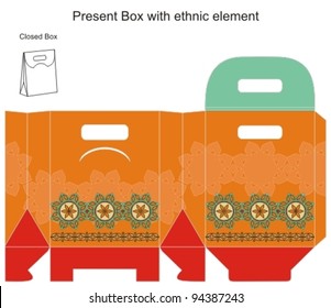 Vector design for gift box