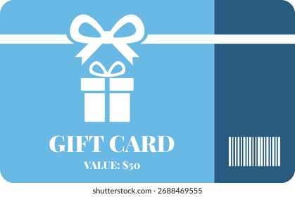 Diseño de Vector de Tarjeta de regalo o tarjeta de fidelización.