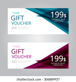 Vector design for Gift Voucher