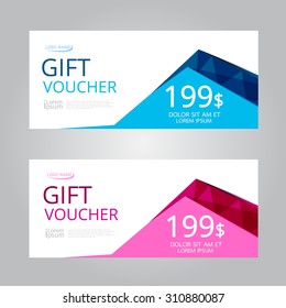 Vector design for Gift Voucher