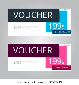 Vector design for Gift Voucher
