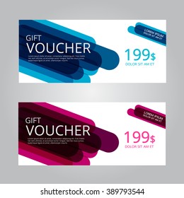 Vector design for Gift Voucher,Coupon