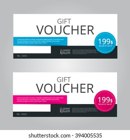 Vector design for Gift Voucher,Coupon
