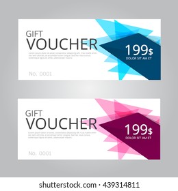 Vector design for Gift Voucher,Coupon