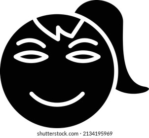 Vector Design Girl Icon Style
