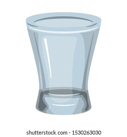 Vector design of glass and cup logo. Graphic of glass and transparent Stock symbol for web.