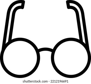Vector Design Glasses Icon Style