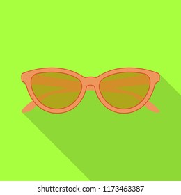 Vector design of glasses and sunglasses logo. Collection of glasses and accessory stock symbol for web.