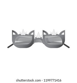 Vector design of glasses and sunglasses logo. Set of glasses and accessory stock symbol for web.