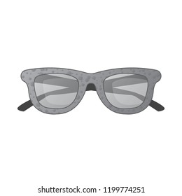 Vector design of glasses and sunglasses logo. Set of glasses and accessory vector icon for stock.