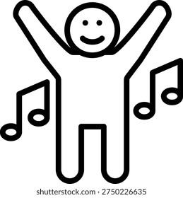 Vector Design Glee Icon Style