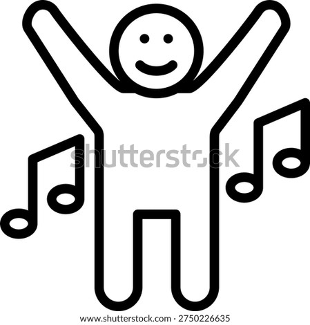 Vector Design Glee Icon Style