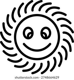 Vector Design Gleeful Gyrator Icon Style