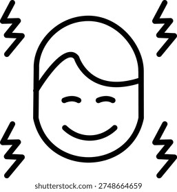Vector Design Gleeful Zing Icon Style
