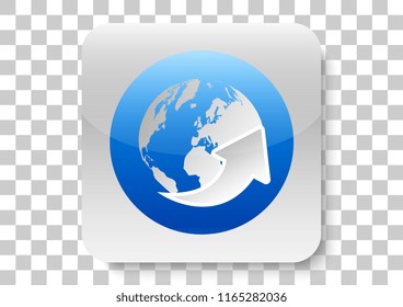 vector design of global communication icon
