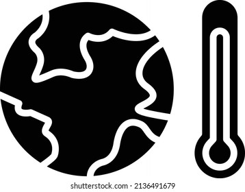 Vector Design Global Warming Icon Style