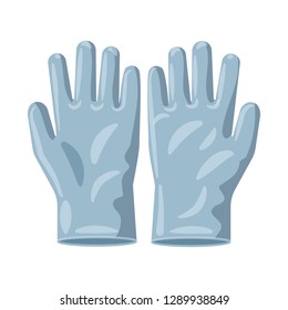 Vector design of glove and winter logo. Set of glove and equipment vector icon for stock.