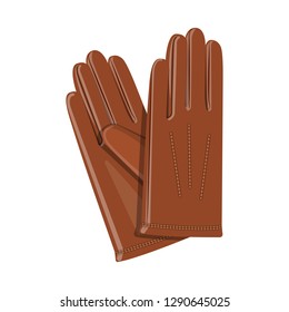 Vector design of glove and winter logo. Set of glove and equipment stock vector illustration.