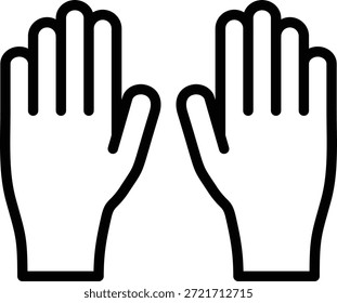 Guantes de diseño de Vector Icon Style
