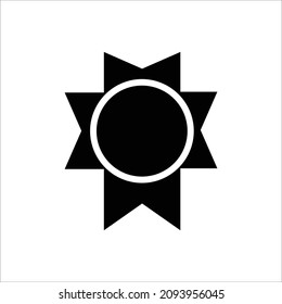 Vector design glyph icon badge for marketplace  